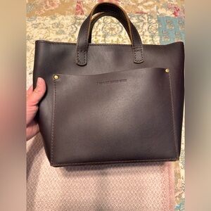 Portland Leather Mini Crossbody Bag - Brown